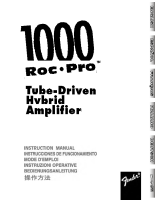 Fender Roc-Pro-1000 - Owners Manual 